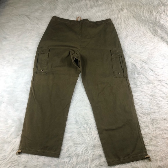 Abercrombie & Fitch Cargo Pants Men’s XL Green - Picture 7 of 8